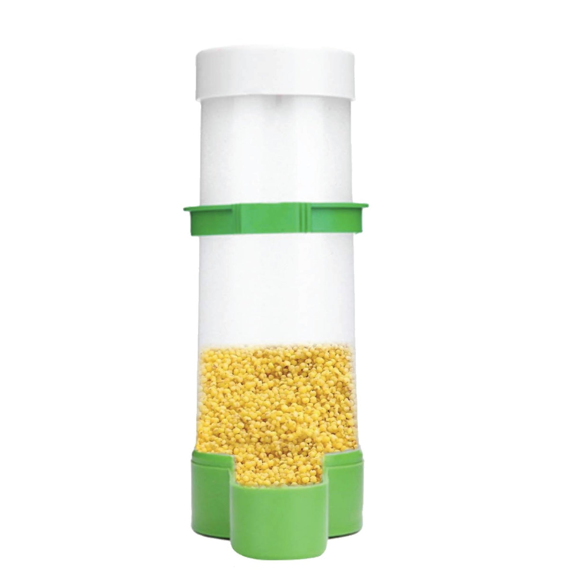 Bird Cage Food Dispenser Feeder Automatic Pet Parrot Budgie Cockatiel Aviary - view 2