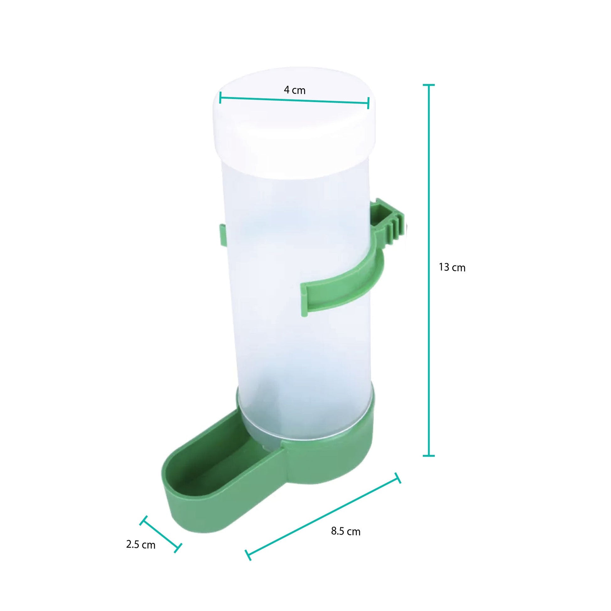 Bird Cage Food Dispenser Feeder Automatic Pet Parrot Budgie Cockatiel Aviary - view 3