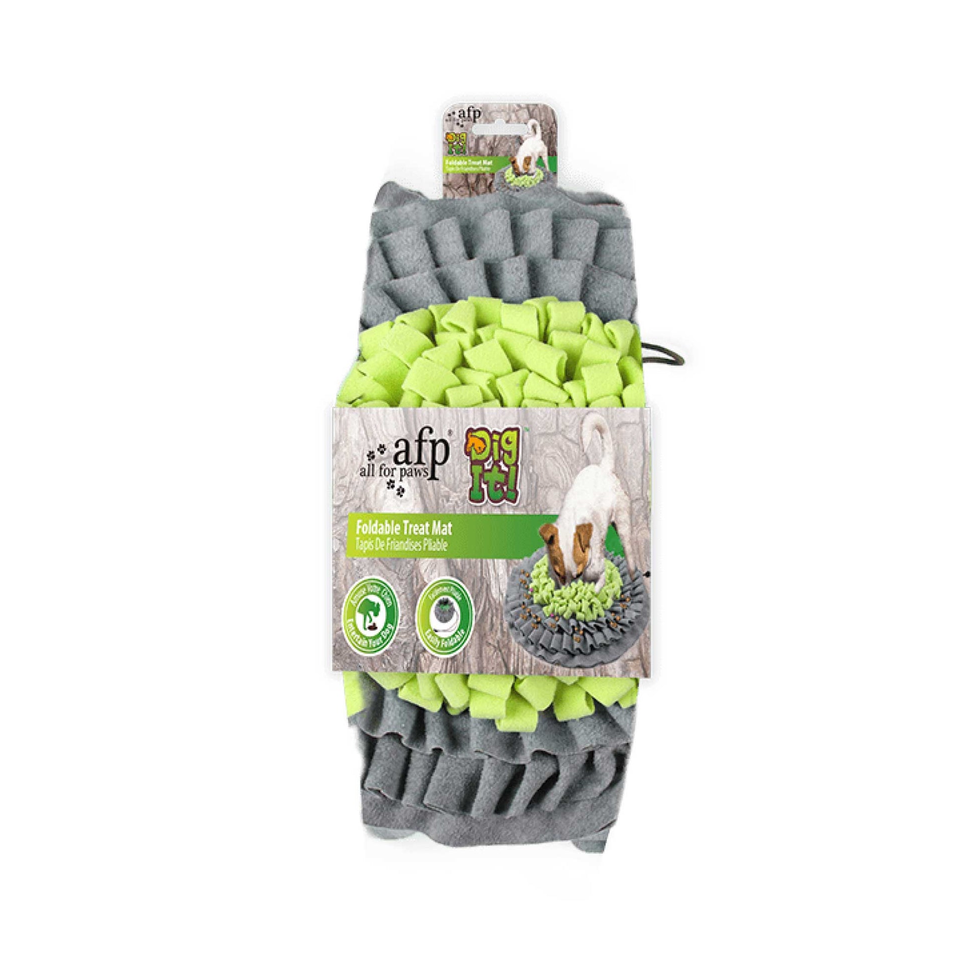 Foldable Dog Treat Mat 48cm - Puppy Trainer Snuffle Sniffer Interactive Feeder - view 2