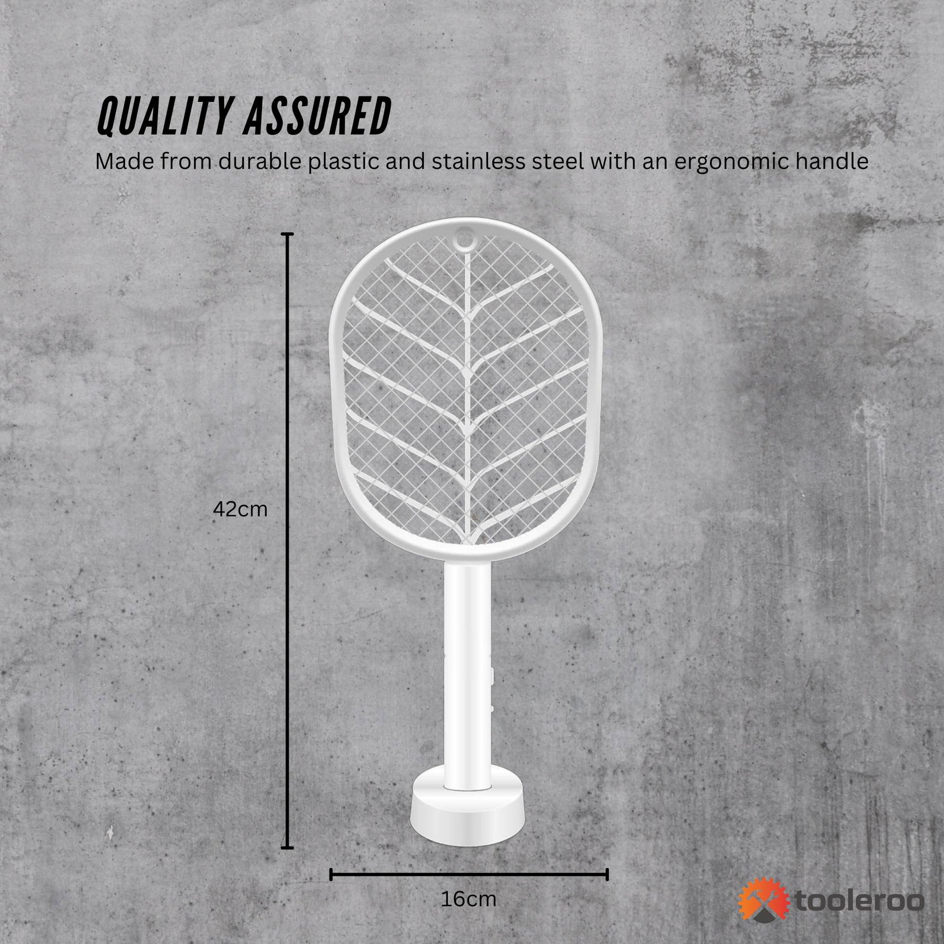 2 in 1 Rechargeable Mosquito Swatter - Electronic Fly Insect Bug Zapper Racket - view 7