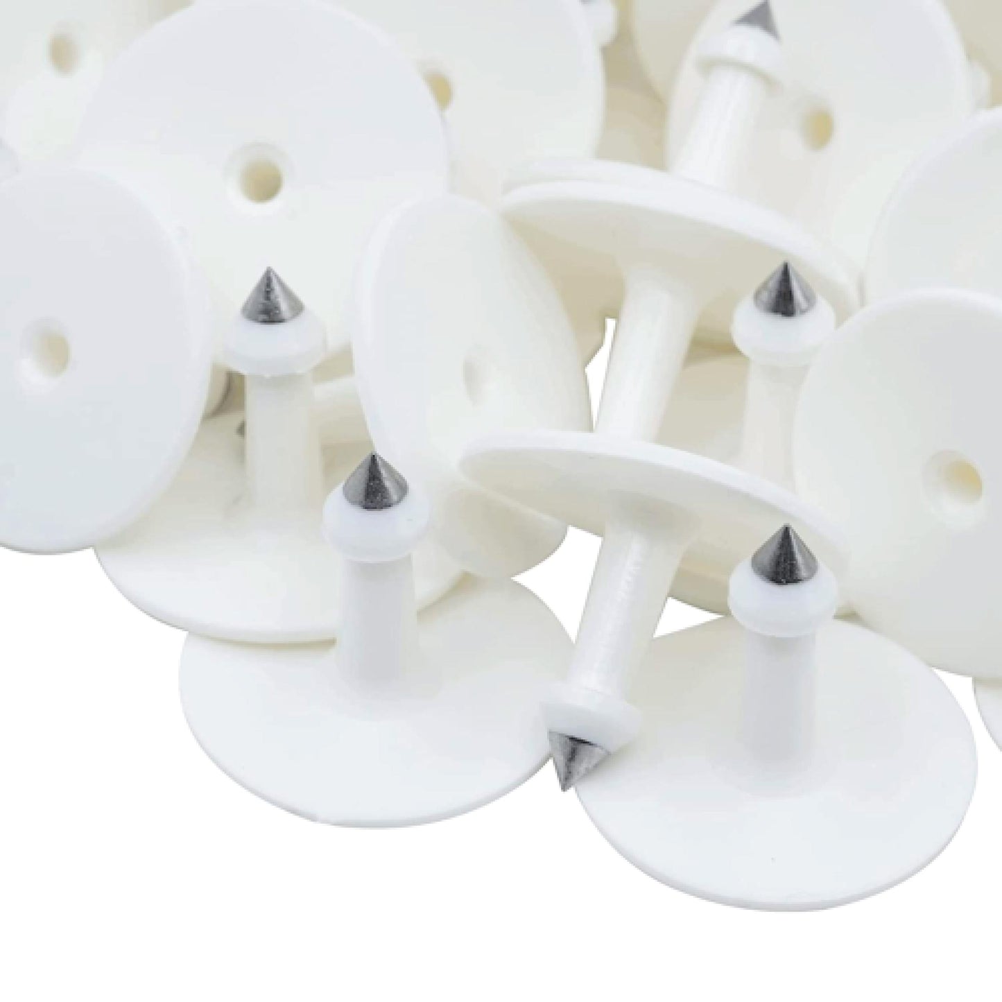 100x Cattle Ear Tags 6x7cm Set - Medium White Blank Cow Sheep Livestock Label - view 4