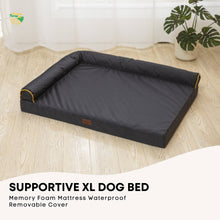 Rooster Farms Supportive Dog Bed XL Grey - Egg Crate Foam Waterproof Mattress - view 2