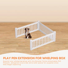 Rooster Farms 0.95m PVC Dog Play Pen Extension for Whelping Box 3 Side Enclosure - view 2