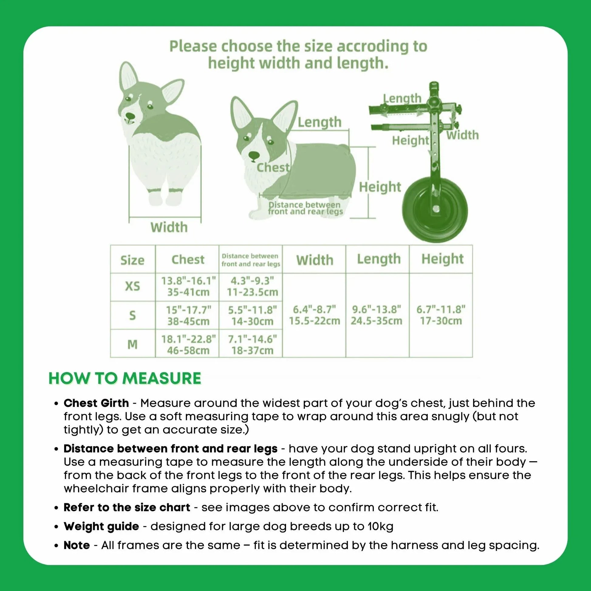 Rooster Farms Replacement Harness for Dog Wheelchair S - Little Dogs Up to 10Kg - view 6
