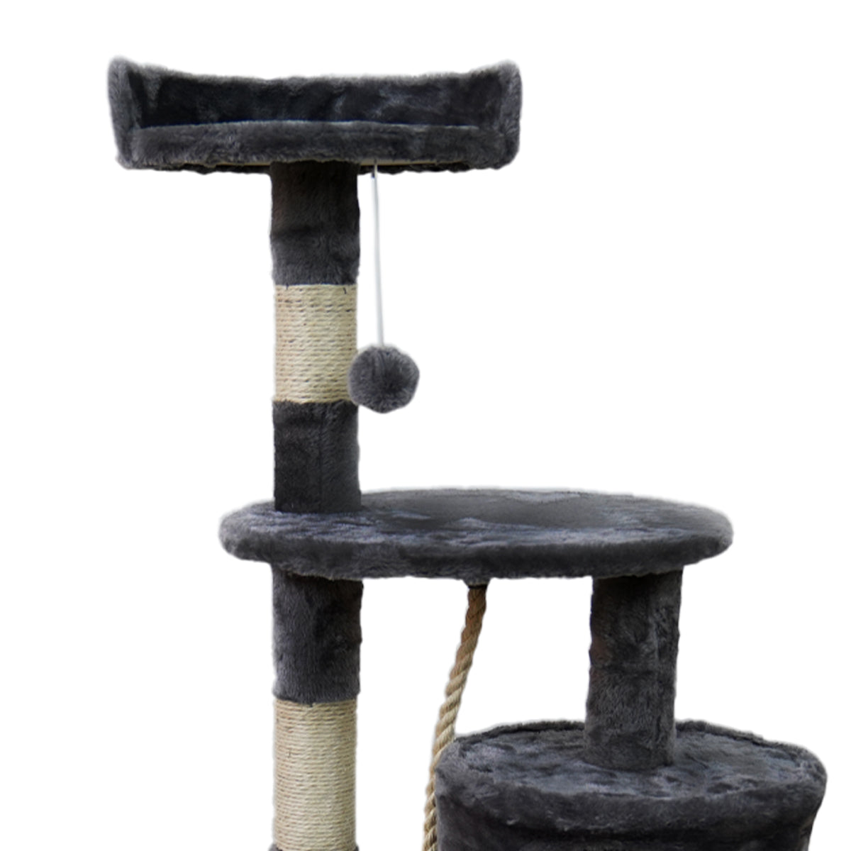 Furtastic 110cm Cat Tree Scratching Post - Dark Grey - view 3