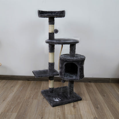 Furtastic 110cm Cat Tree Scratching Post - Dark Grey - view 5