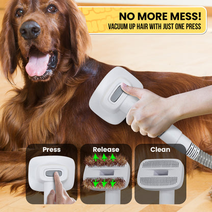 Furtastic 8-in-1 Xl Pet Grooming Kit Vacuum Cleaner - view 8