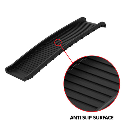 Furtastic Foldable Car Dog Ramp Vehicle Ladder Step Stairs - Black - view 6