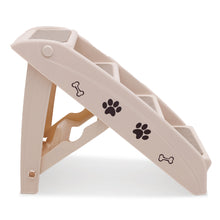 Furtastic Foldable Pet Stairs In White - 50cm Dog Ladder Cat Ramp - view 2