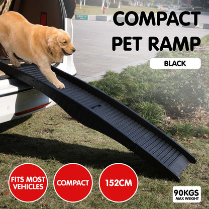 Furtastic 152cm Portable Dog Pet Ramp - Black - view 2