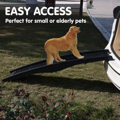 Furtastic 152cm Portable Dog Pet Ramp - Black - view 4