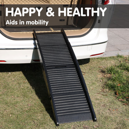 Furtastic 152cm Portable Dog Pet Ramp - Black - view 6