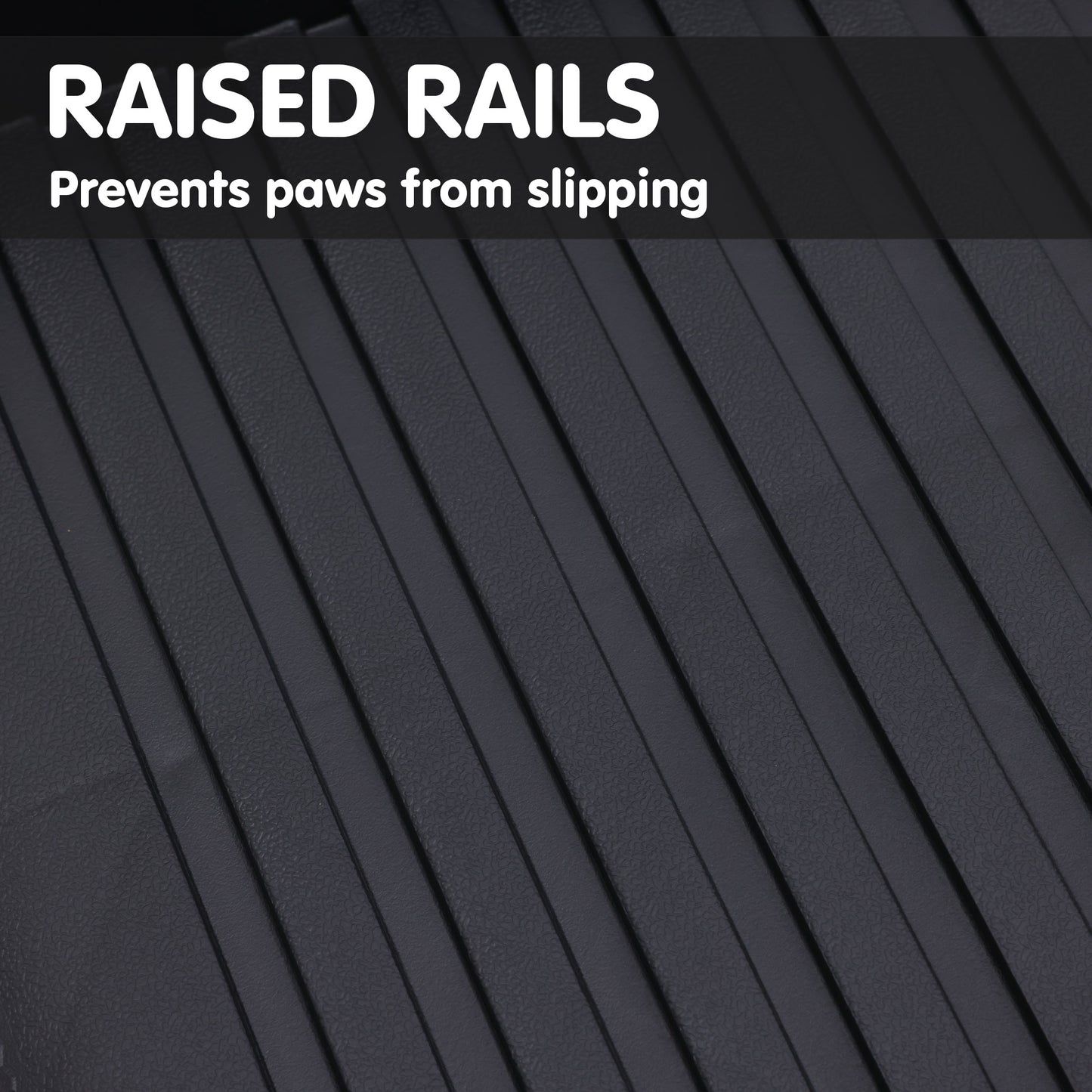 Furtastic 152cm Portable Dog Pet Ramp - Black - view 8