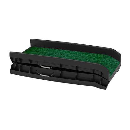 Furtastic Foldable Dog Ramp with Poly-Grass Grip Surface Non-Slip UV Protection - view 3
