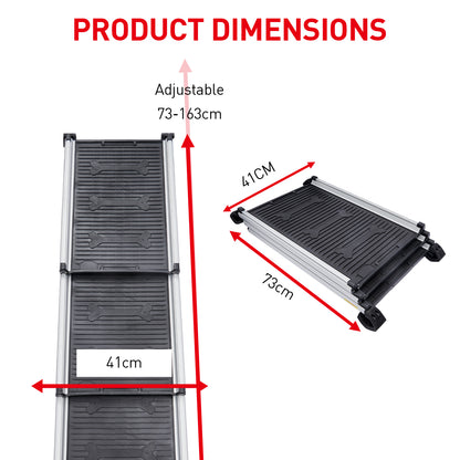 Furtastic Heavy-Duty Aluminium Telescopic Dog Pet Ramp - view 3