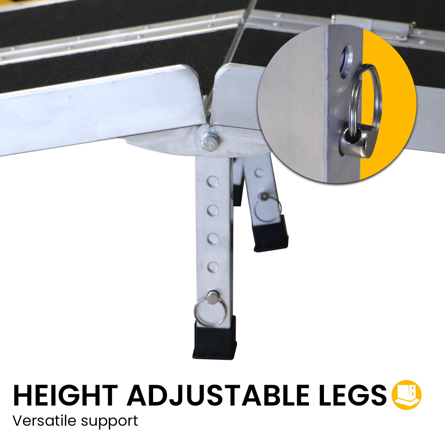 Kartrite Folding Aluminium Wheelchair Ramp 8FT Portable Mobility Access Ramp - view 9