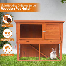 Little Buddies 2-Storey Wooden Pet Rabbit Hutch - view 2