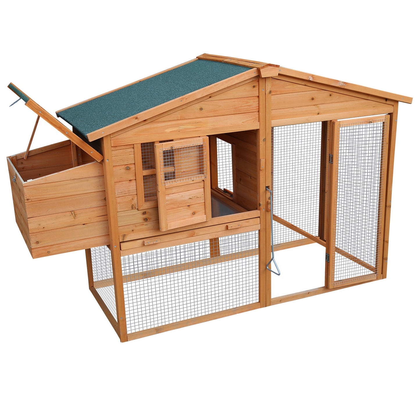 Furtastic Large Chicken Coop & Rabbit Hutch With Ramp - view 2