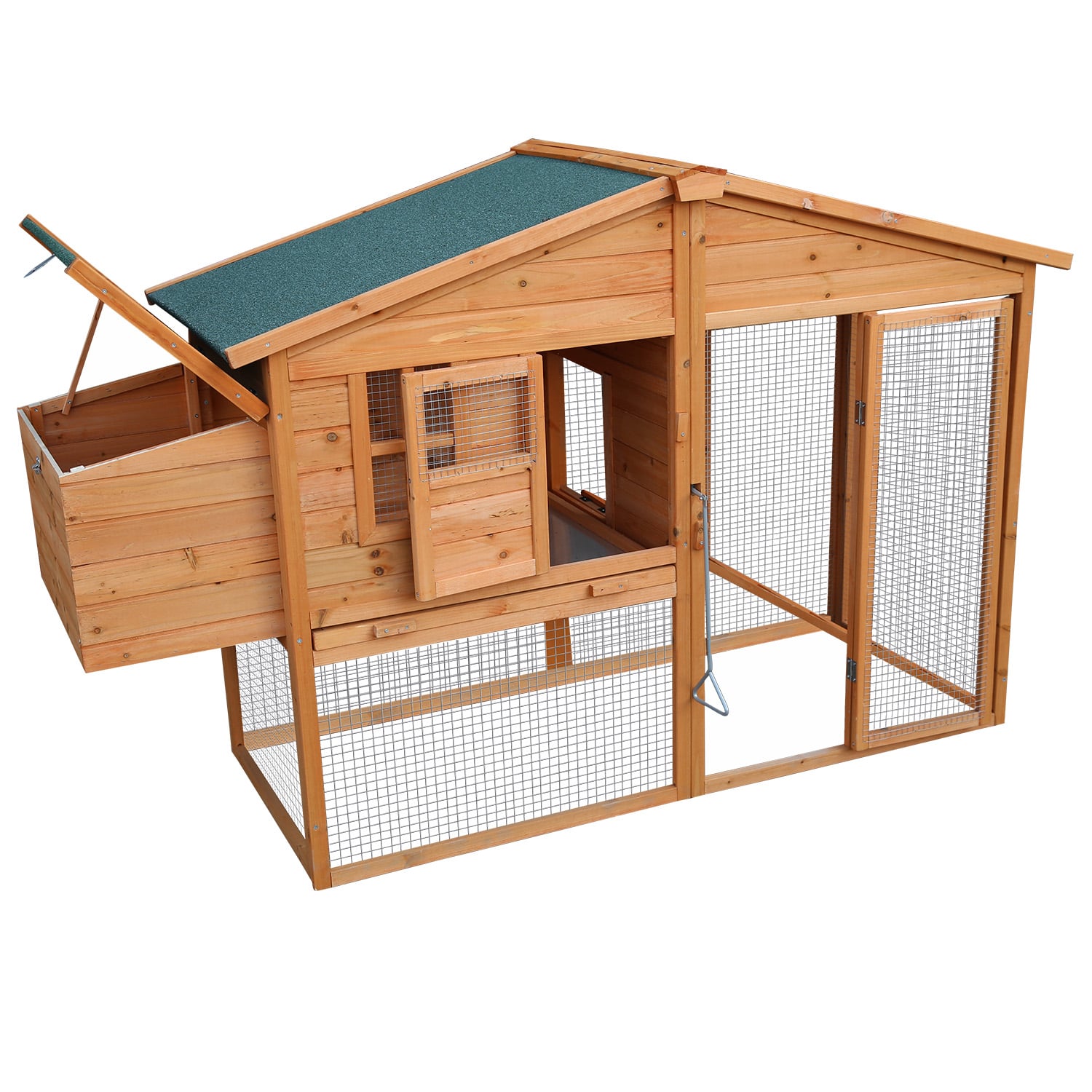 Furtastic Large Chicken Coop & Rabbit Hutch With Ramp - view 2