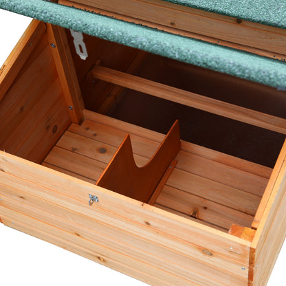 Furtastic Large Wooden Chicken Coop Rabbit Hutch Nesting Box Fir Wood - view 9