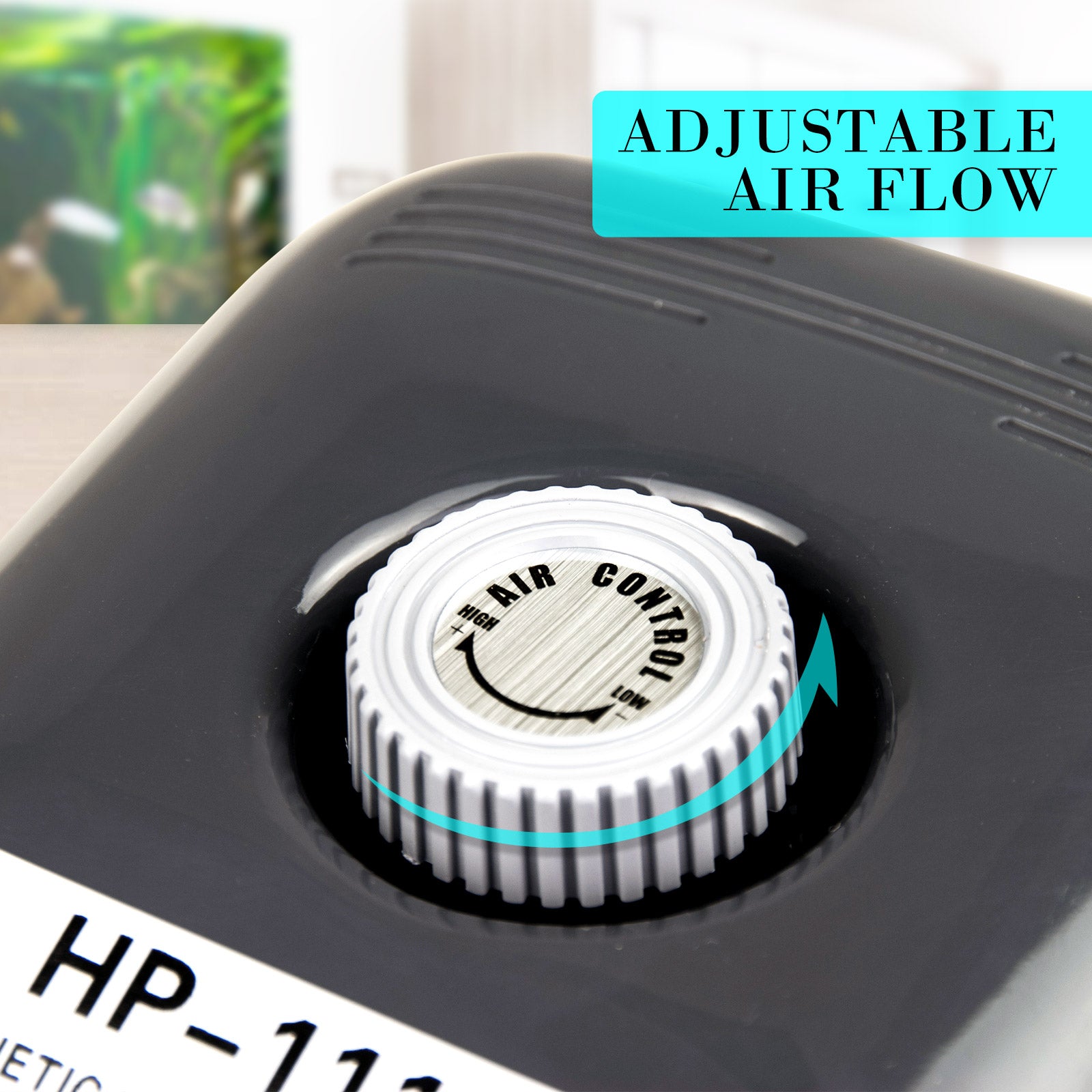 Aquarium Air Pump Oxygen Hydroponic 4 Outlet 360L/H 13W - view 5