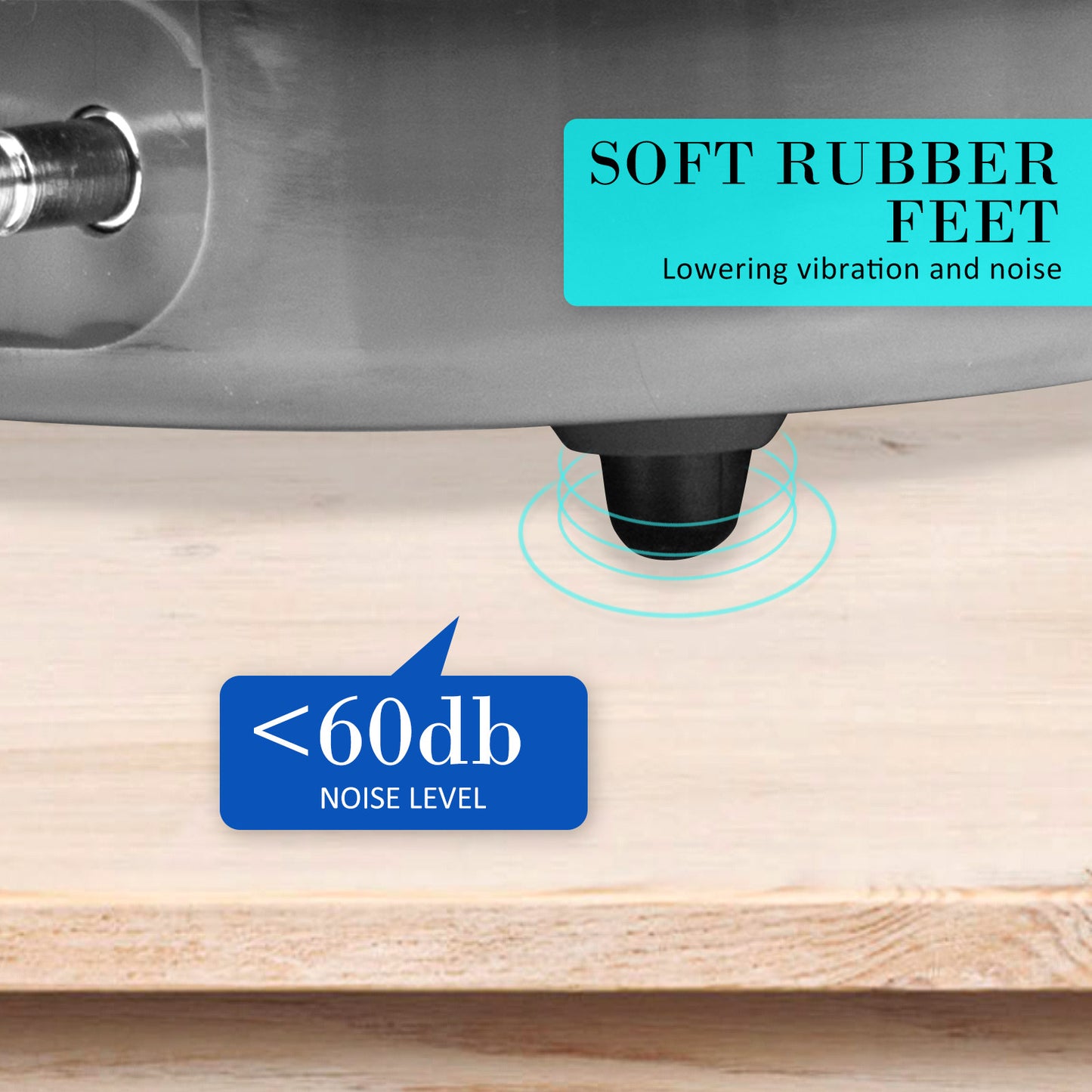 Aquarium Air Pump Oxygen Hydroponic 4 Outlet 360L/H 13W - view 6