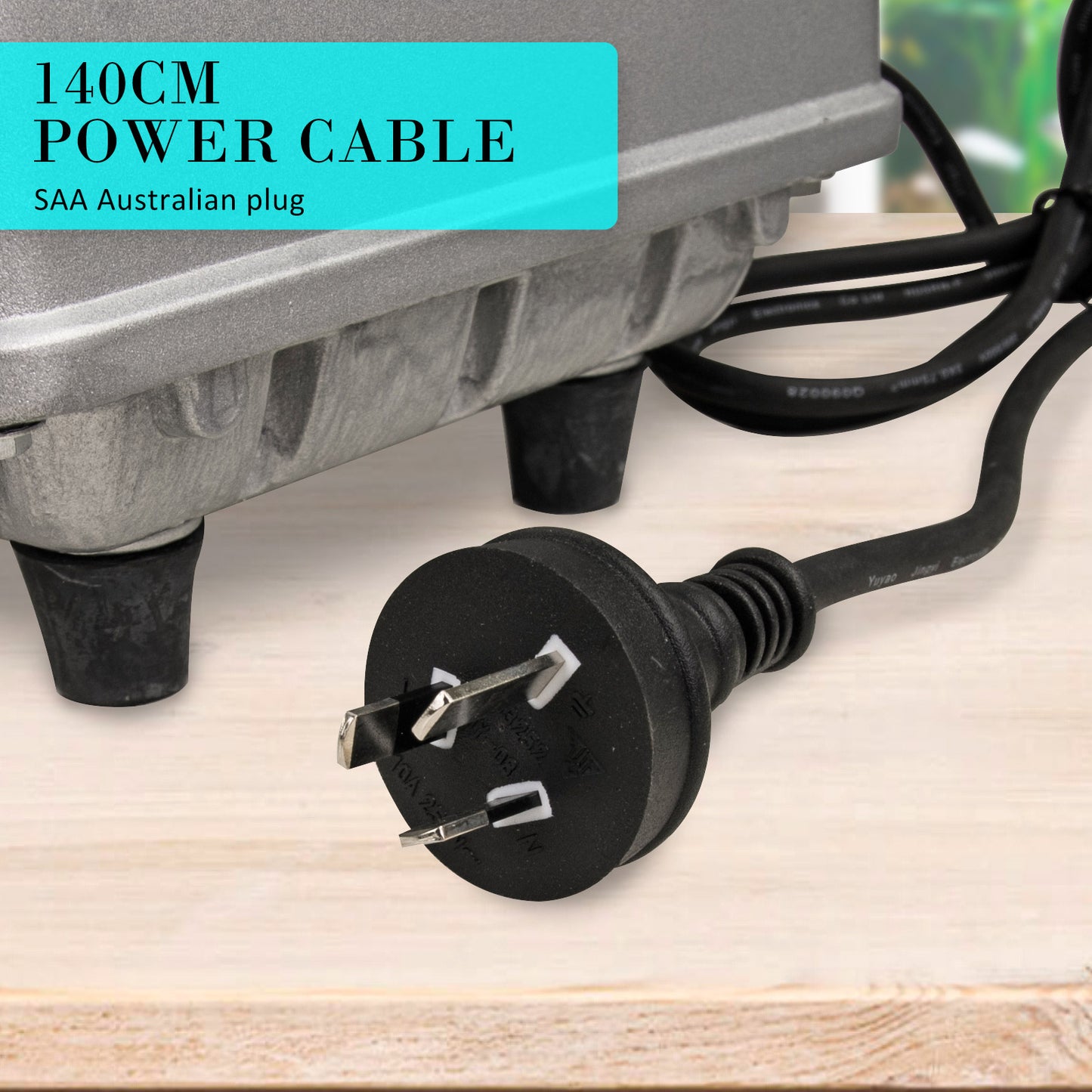 Aquarium Air Pump Oxygen Hydroponic 12 Outlet 4500L/H 65W - view 8