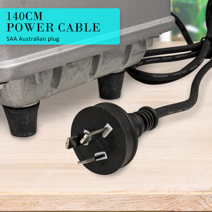 Aquarium Air Pump Oxygen Hydroponic 12 Outlet 4500L/H 65W - view 8