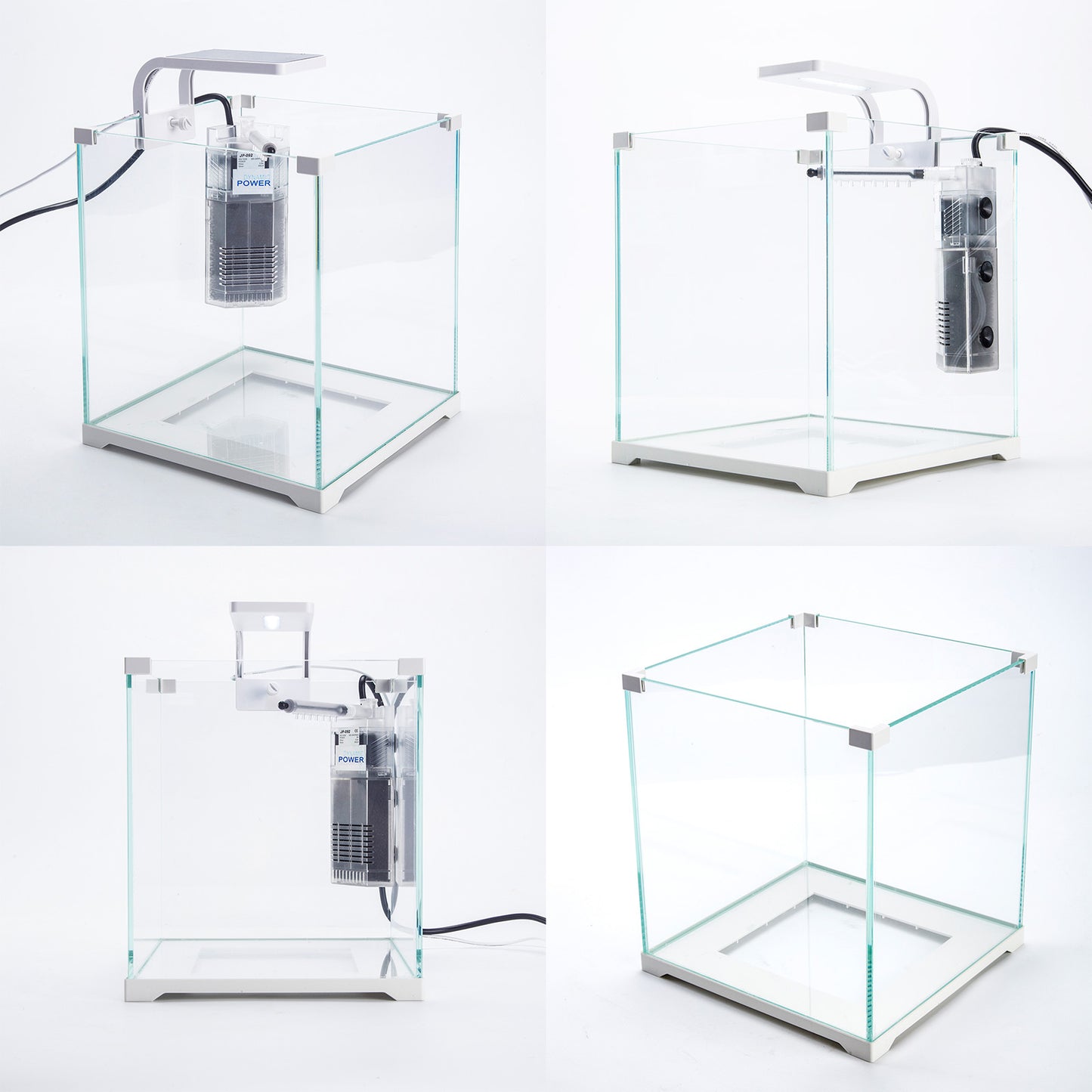 Aquarium Starfire Glass Fish Tank Set Filter Pump 16L - view 3