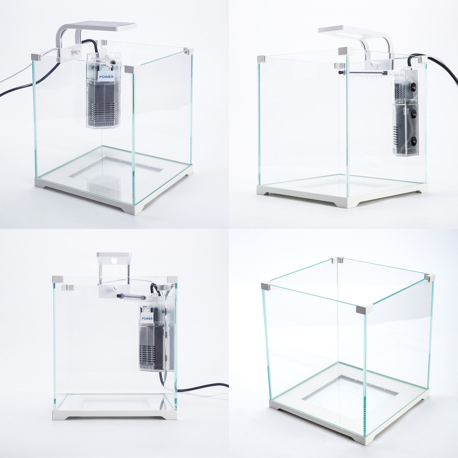 Aquarium Starfire Glass Fish Tank Set Filter Pump 16L - view 3
