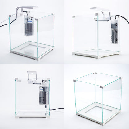 Aquarium Starfire Glass Fish Tank Set Filter Pump 16L - view 3