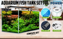 Aquarium Starfire Glass Fish Tank Set Filter Pump 70L - view 2