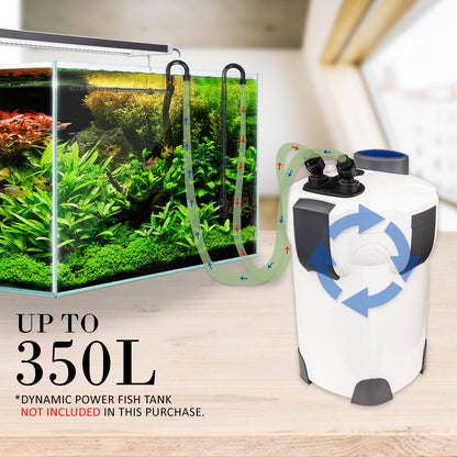 Aquarium UV Light External Canister Filter 1400L/H + Media Kit - view 4