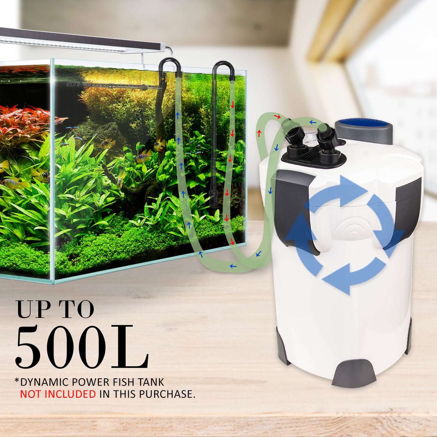 Aquarium UV Light External Canister Filter 2000L/H + Media Kit - view 4