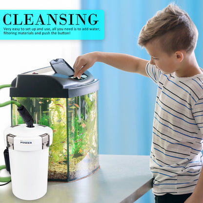 Aquarium External Canister Filter 400L/H - view 3