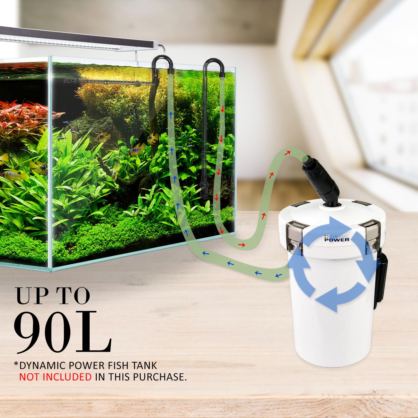 Aquarium External Canister Filter 400L/H - view 4