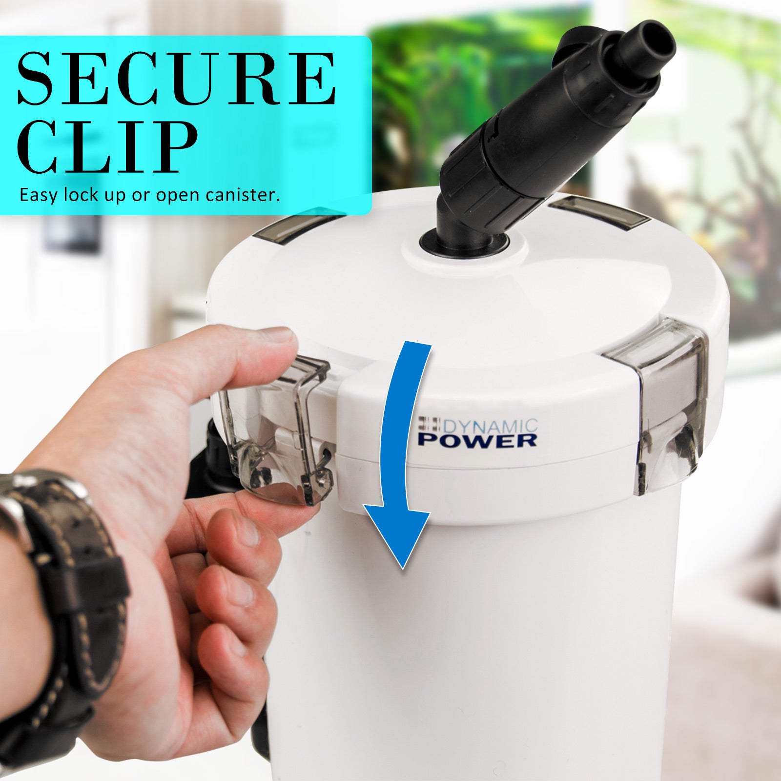 Aquarium External Canister Filter 400L/H - view 5