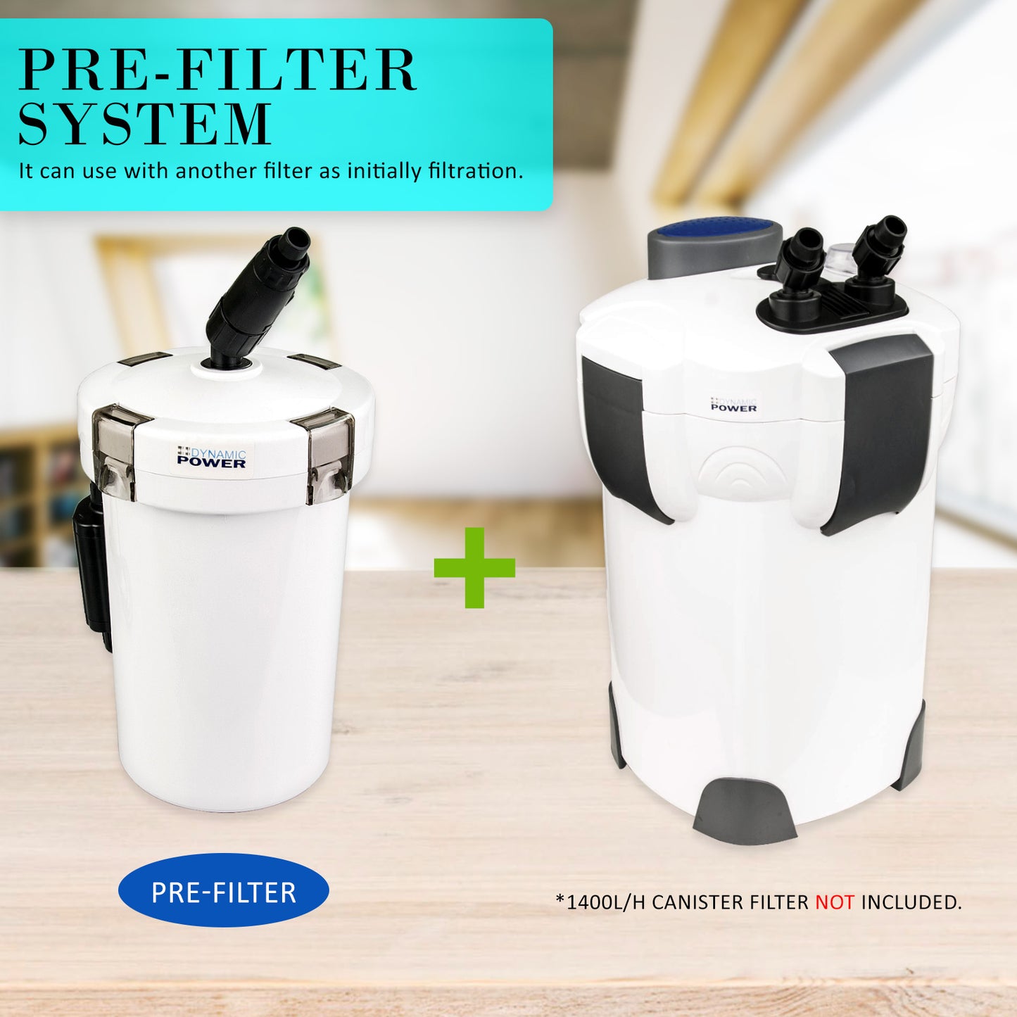 Aquarium External Canister Filter 400L/H - view 6