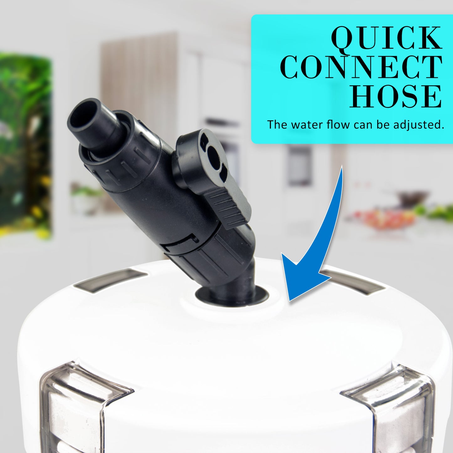 Aquarium External Canister Filter 400L/H - view 7