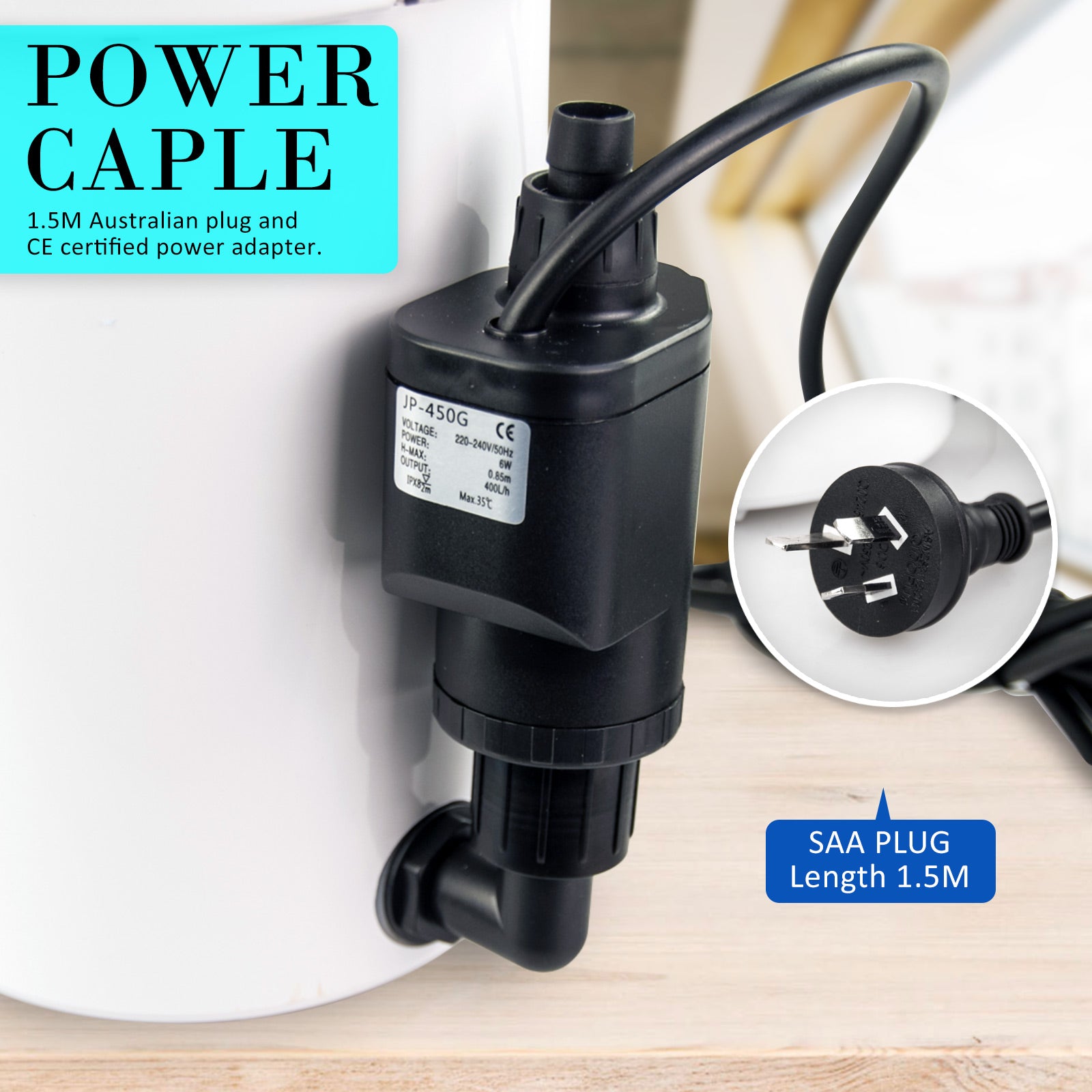 Aquarium External Canister Filter 400L/H - view 10