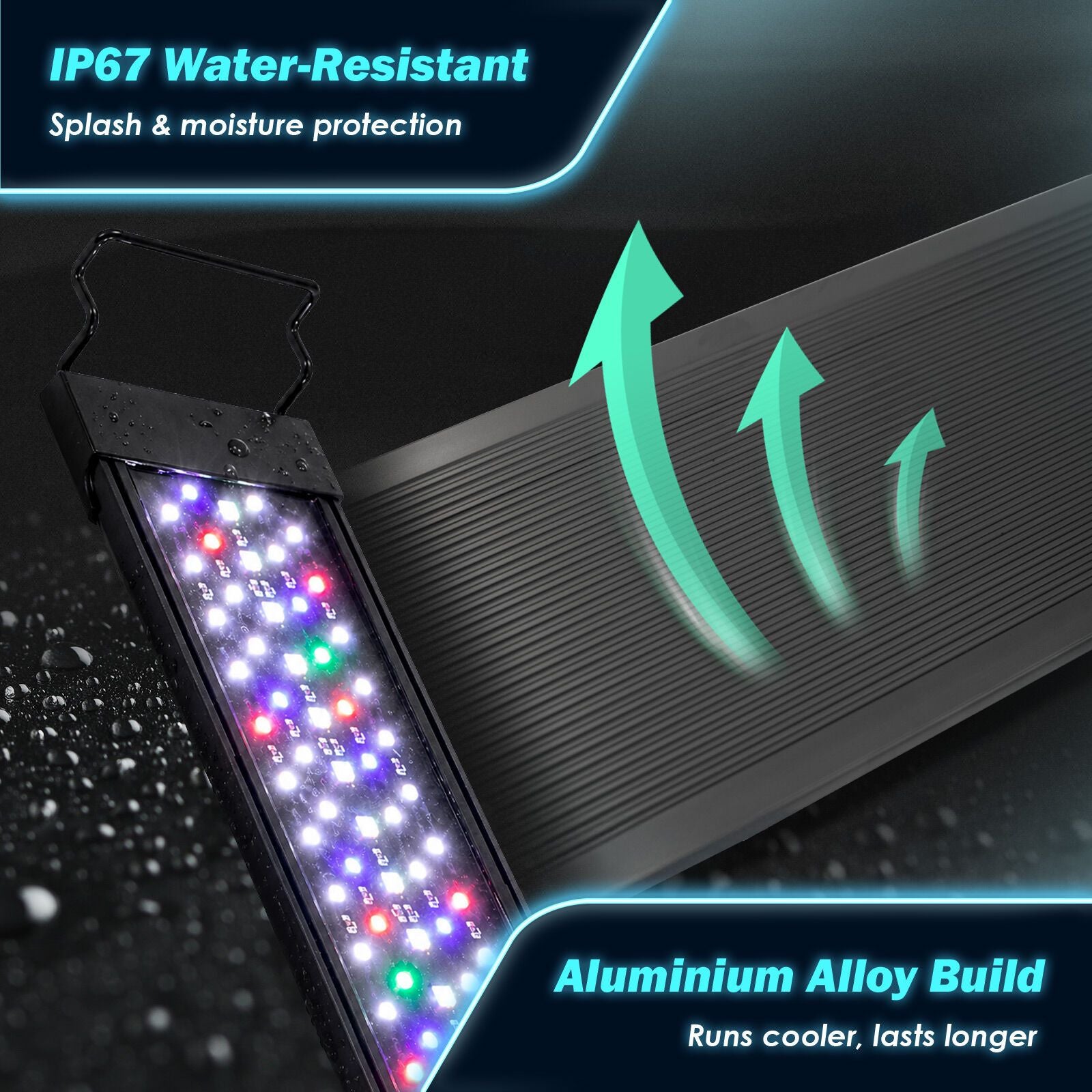 Dynamic Power Planted Aquarium LED Light Day Night Cycle Full Spectrum 12W 26cm - view 8