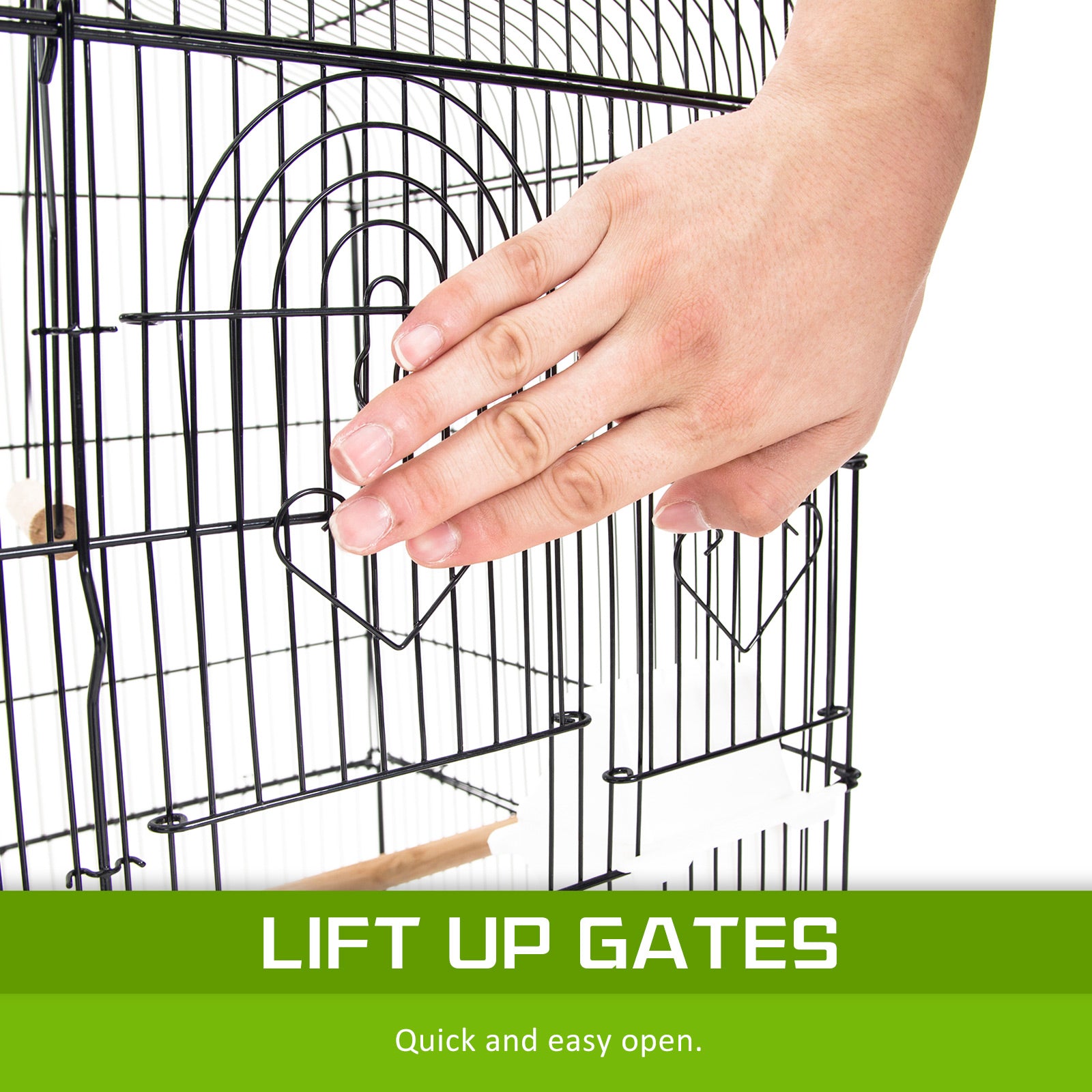 Bird Cage Parrot Aviary 2IN1 Design VEER 92cm - view 4