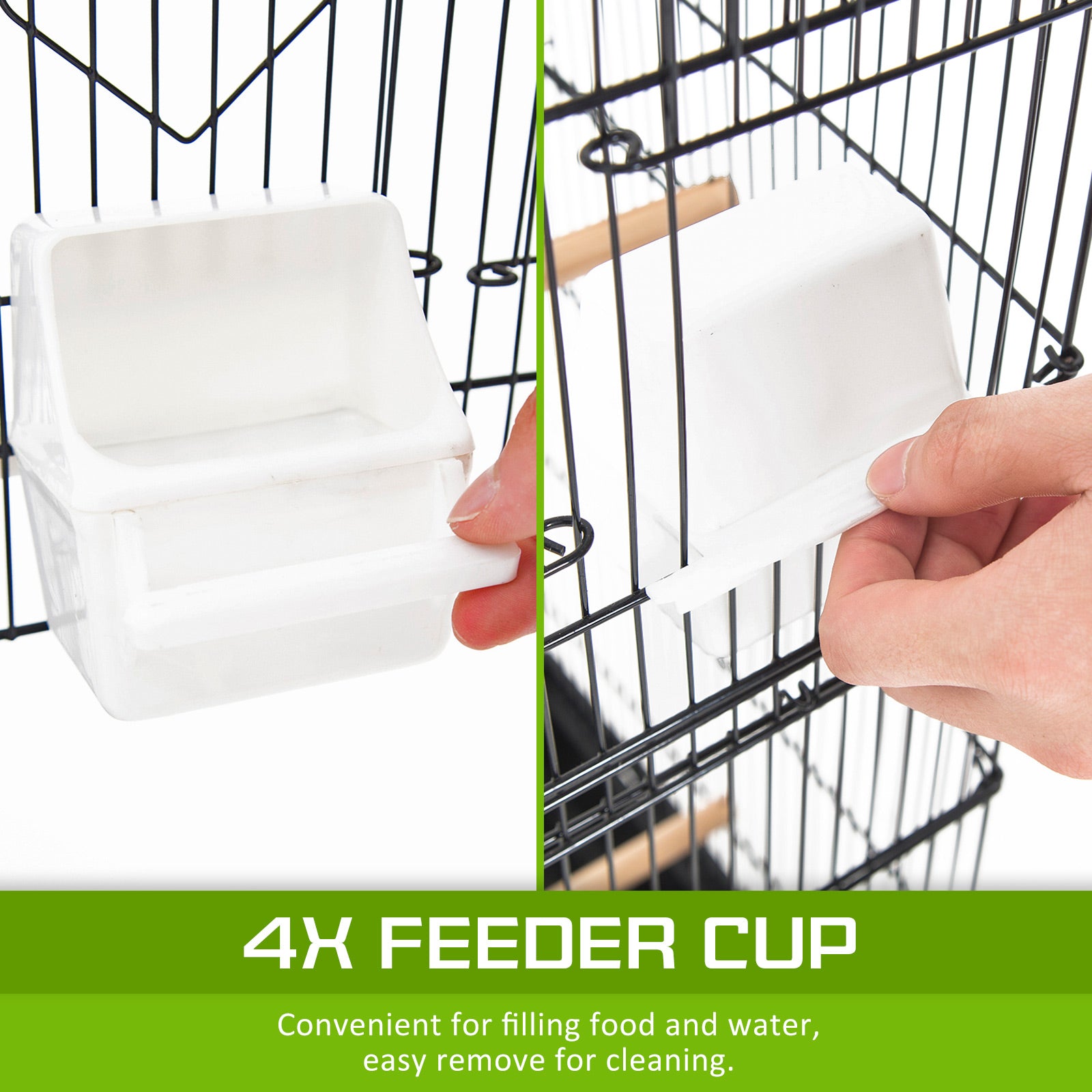 Bird Cage Parrot Aviary 2IN1 Design VEER 92cm - view 7