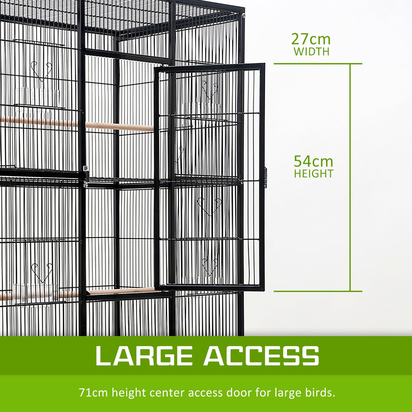 Bird Cage Parrot Aviary MELODY 137cm - view 3