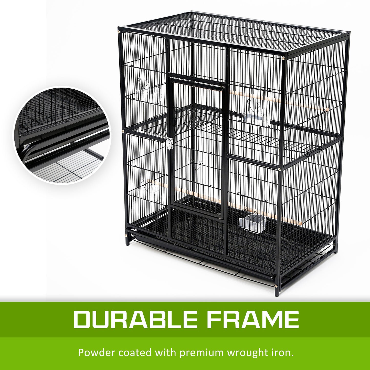 Bird Cage Parrot Aviary MELODY 137cm - view 5