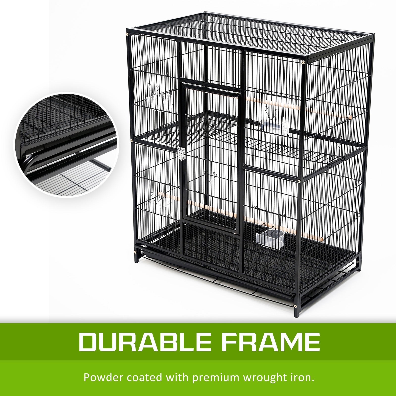 Bird Cage Parrot Aviary MELODY 137cm - view 5