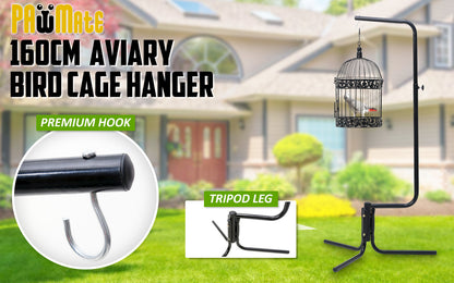 Bird Cage Hanger Stand Parrot Aviary SOLO 160cm - view 2