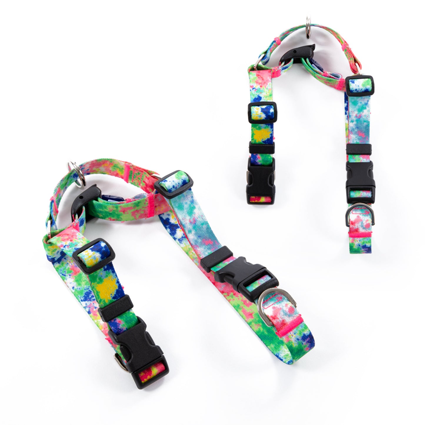 Dog Double-Lined Straps Harness Adjustable M SWEET GREEN - view 5