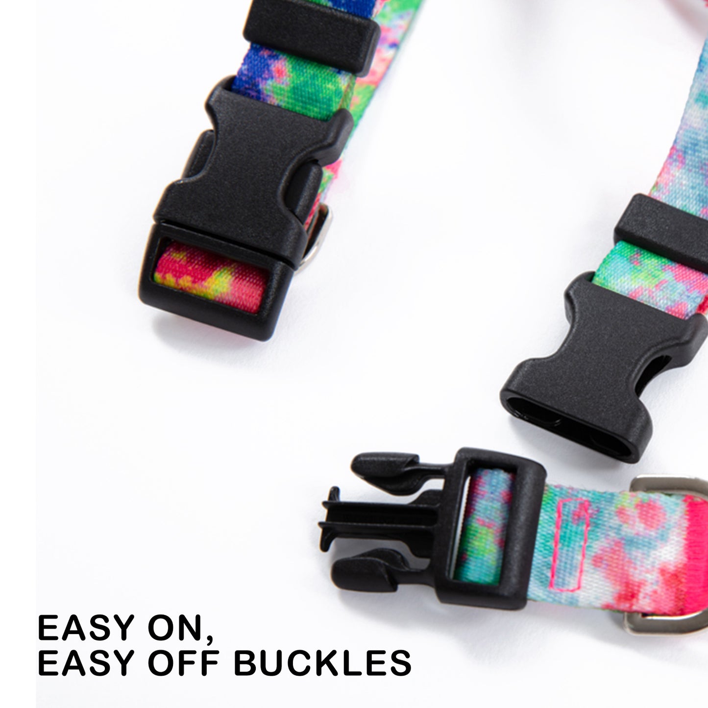 Dog Double-Lined Straps Harness Adjustable M SWEET GREEN - view 6