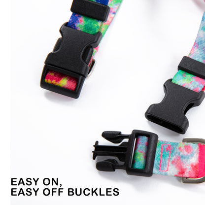 Dog Double-Lined Straps Harness Adjustable M SWEET GREEN - view 6